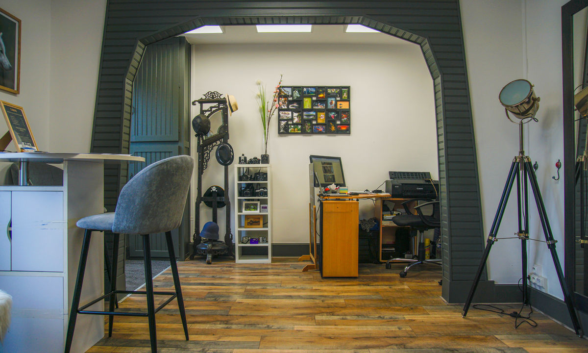 Accueil du studio photo à Éguzon